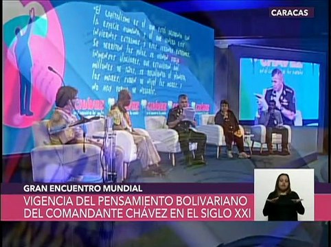 Realizan encuentro mundial sobre la Vigencia del Pensamiento Bolivariano del Comandante Chávez