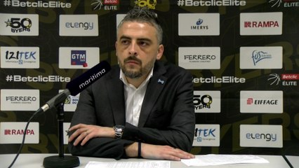 Au micro maritima: Abdoulaye Ndoye et Elric Delord après la défaite du Mans à Fos