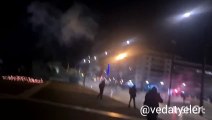 BREAKING: Clashes between police and protesters took place in front of the Greek Parliament