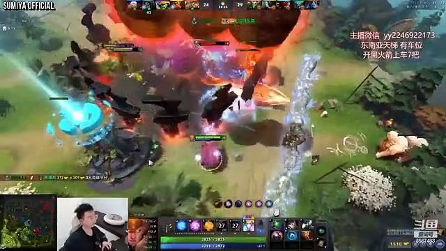 100,000 Damage Invoker vs 9 Slotted Furion | Sumiya Invoker Stream Moment 3522