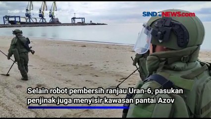 Pantai Azov Mariupol dipenuhi Ranjau Darat, Pasukan Rusia Kerahkan Robot Uran-6