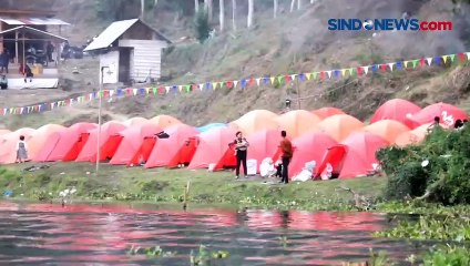 Nikmatnya Camping di Pinggir Danau Laut Tawar