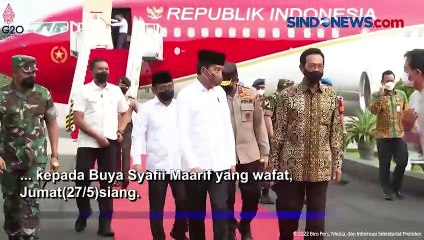 Presiden Jokowi Melayat Buya Syafii Maarif di Masjid Gedhe Kauman