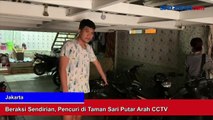 Beraksi Sendirian, Pencuri di Taman Sari Putar Arah CCTV