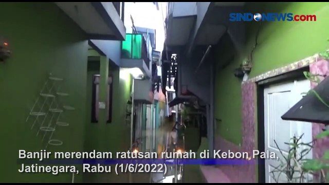 Ratusan Rumah di Kebon Pala Terendam Banjir Kiriman