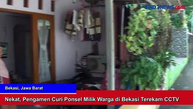 Nekat, Pengamen Curi Ponsel Milik Warga di Bekasi Terekam CCTV