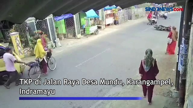 Viral, Jambret Beraksi Siang Bolong Terekam CCTV di Indramayu