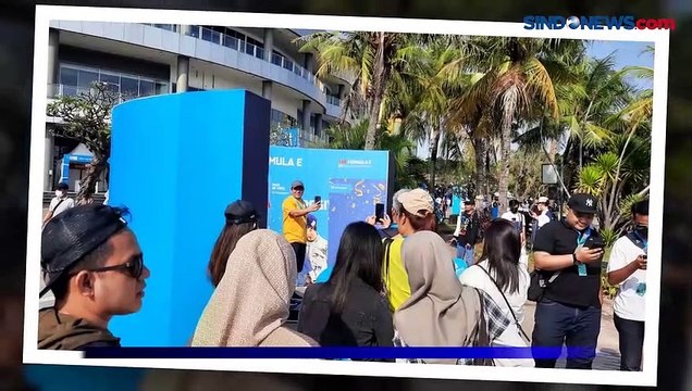 Jelang Balap Formula E, Penonton Mulai Memasuki Gate Pantai Bende Ancol Jakarta