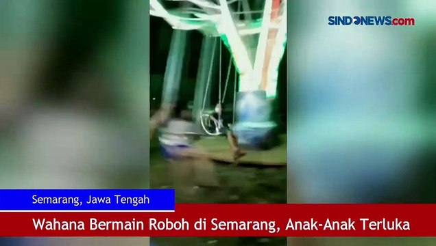 Wahana Bermain Roboh di Semarang, Anak-Anak Terluka