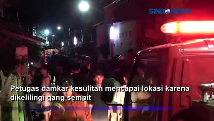 Belasan Rumah Terbakar di Makassar, 21 Unit Mobil Pemadam Diterjunkan