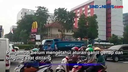 Hari Pertama Ganjil Genap di Salemba, Pengemudi Truk Kebingungan