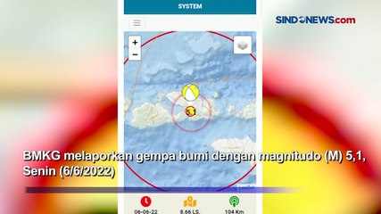 Gempa Magnitudo 5,1 Guncang Dompu, NTB