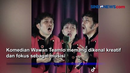 Komedian Wawan Teamlo Sukses Parodikan Lagu Cicak-Cicak di Dinding Hingga Viral