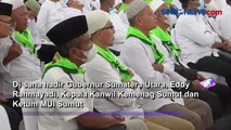 Gubernur Sumut Hadiri Tradisi Tepung Tawar Calon Jamaah Haji