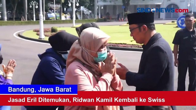 Jasad Eril Ditemukan, Ridwan Kamil Kembali ke Swiss