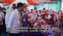 Lepas Tukik di Wakatobi, Jokowi Ingatkan Jaga Terumbu Karang