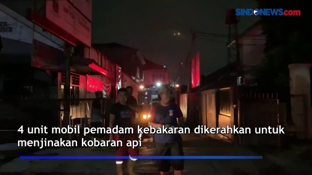 SMK PGRI 1 Tangerang Terbakar, 4 Mobil Pemadam Dikerahkan