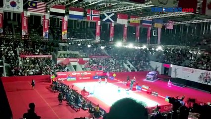 Kemeriahan Indonesia Masters 2022 Hari Ke-5, Penonton Bikin Ombak Hingga Ramainya Stand Makanan