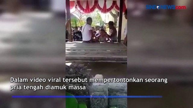 Viral, Pria Diamuk Massa di Kawasan SD Ubud Bali