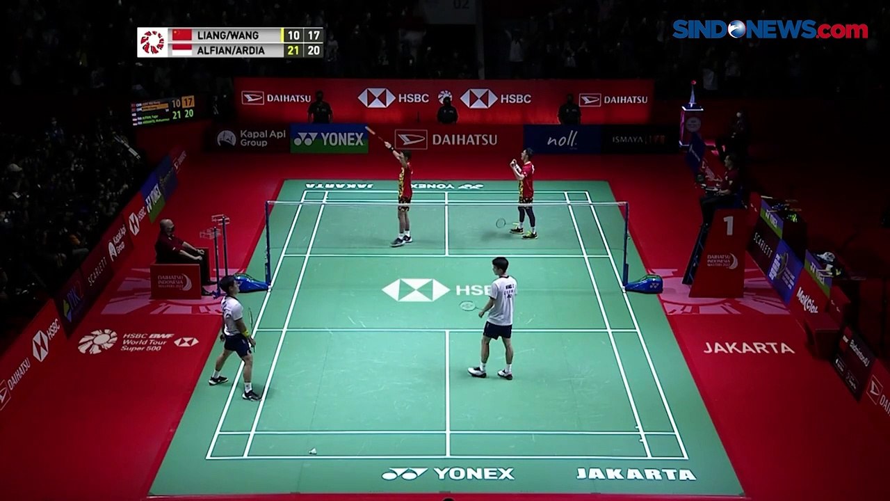 Detik-Detik Fajar/Rian Raih Gelar Juara Ganda Putra Indonesia Masters 2022