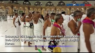 Tiba di Masjidil Haram, Jamaah Haji Indonesia Padati Depan Kakbah