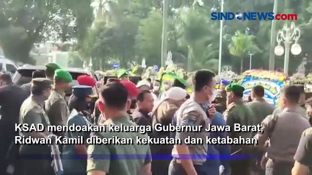 Takziah ke Rumah Duka Almarhum Eril, KSAD Doakan Ridwan Kamil