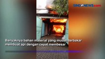 Gara-gara Bakar Sarang Tawon, Gudang Mebel di Surabaya Terbakar