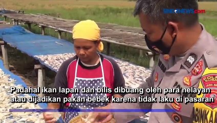 Dibuang Sayang, Ikan Lapan dan Bilis Dijadikan Keripik di Subang