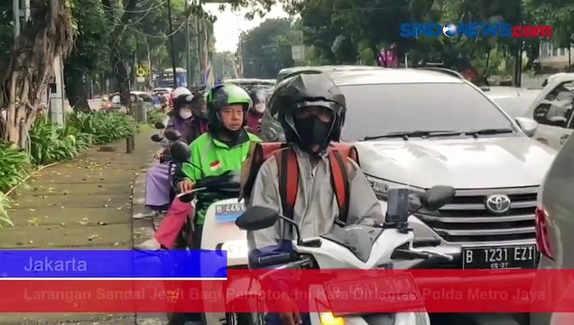 Larangan Sandal Jepit Bagi Pemotor, Ini Kata Dirlantas Polda Metro Jaya