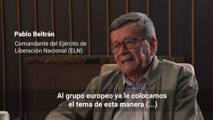 Pablo Beltrán: "Es muy importante no estar en la lista" de organizaciones terroristas de la UE