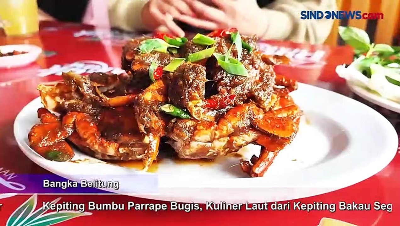 Kepiting Bumbu Parrape Bugis, Kuliner Laut dari Kepiting Bakau Segar