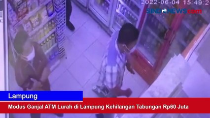 下载视频: Modus Ganjal ATM Lurah di Lampung Kehilangan Tabungan Rp60 Juta, Begini Cara Pelaku