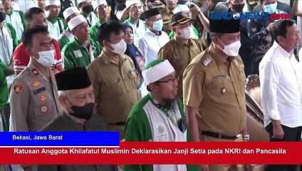 Ratusan Anggota Khilafatul Muslimin Deklarasikan Janji Setia pada NKRI dan Pancasila