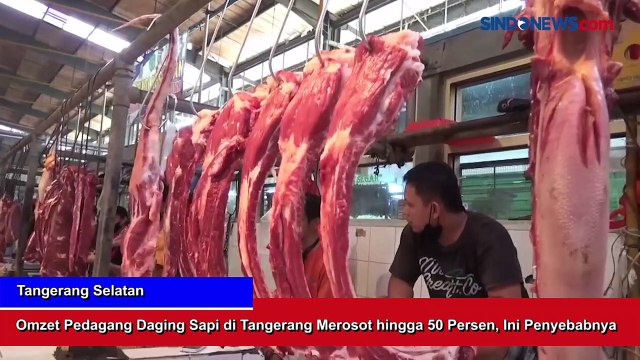 Omzet Pedagang Daging Sapi di Tangerang Merosot hingga 50 Persen, Ini Penyebabnya