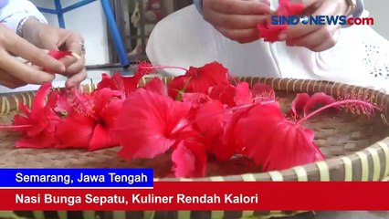 Nasi Bunga Sepatu, Kuliner Rendah Kalori