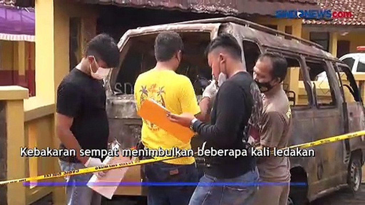 Angkot Terbakar di Subang, Satu Tewas