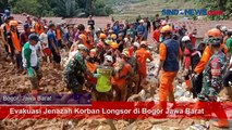 Evakuasi Jenazah Korban Longsor di Bogor Jawa Barat