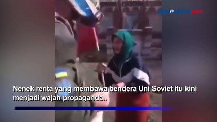 Inilah Babushka Z, Nenek Viral yang Jadi Ikon Propaganda Rusia
