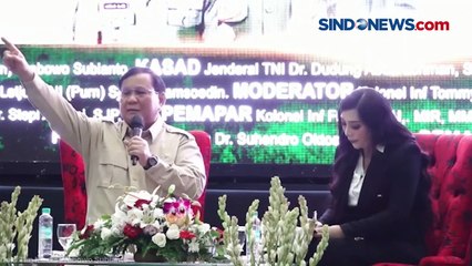 Seminar TNI AD Soal Kesiapan Prajurit Jaga Kedaulatan, Prabowo: Kita Tidak Bisa Buang Waktu!