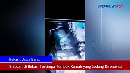 2 Bocah di Bekasi Tertimpa Tembok Rumah yang Sedang Direnovasi