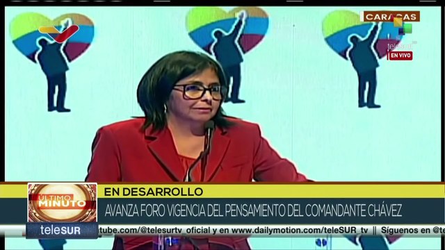 Delcy Rodríguez: El Comandante Chávez fue uno de los más grandes visionarios de nuestra época