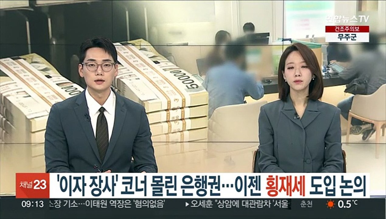 '이자 장사' 코너 몰린 은행권…이젠 횡재세 도입 논의