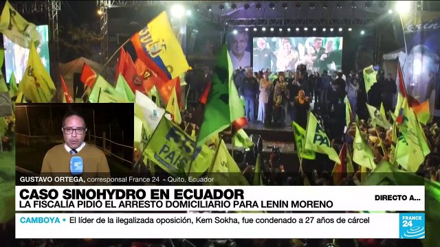 Directo a... Quito y el pedido de prisión domiciliaria para Lenín Moreno por caso Sinohydro