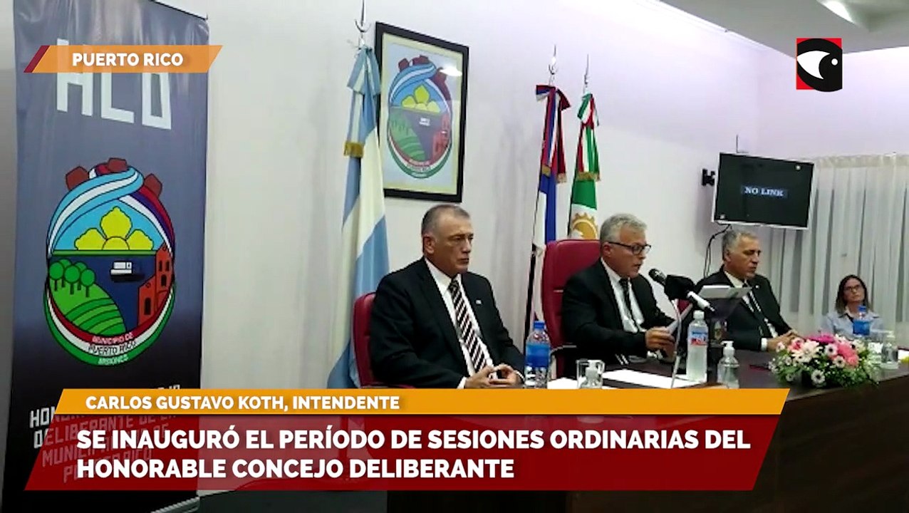 Se inauguró el período de Sesiones Ordinarias del Honorable Concejo Deliberante