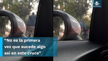 Captan violento asalto sobre Insurgentes Sur