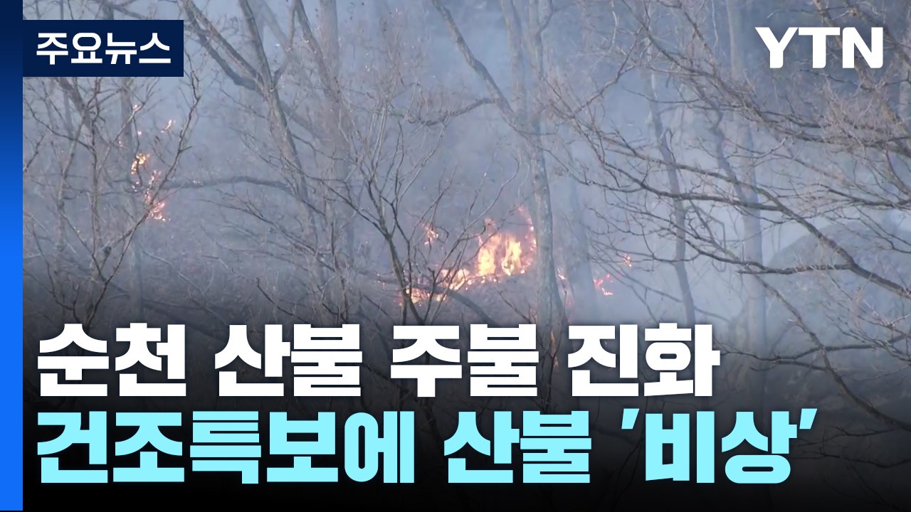 전남 순천 산불 주불 진화...건조특보에 산불 '비상' / YTN