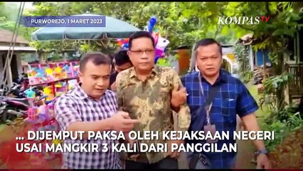 Koruptor Dijemput Paksa Usai Kondangan