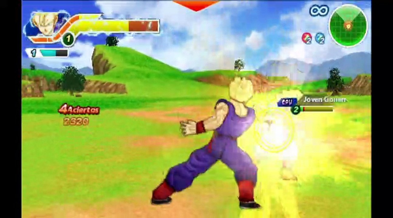 Dragon Ball Z: Tenkaichi Tag Team Español - Gohan SS VS Gohan SS (Joven) RJ ANDA #dragonballgameplay