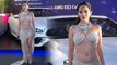 Urfi Javed Silver Thigh High Slit Dress के साथ अजीब Hairstyle में दिखी, Fans Shocking Reaction Viral