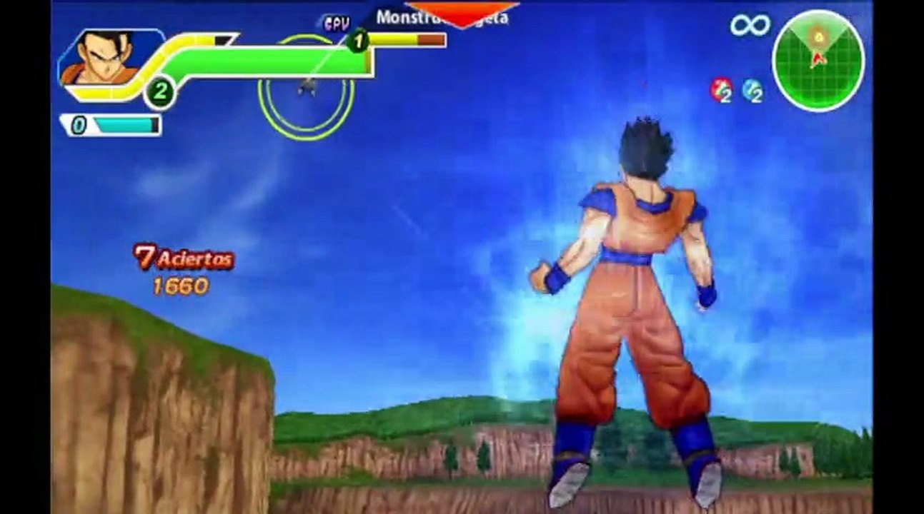 Dragon Ball Z: Tenkaichi Tag Team Español - Gohan Definitivo VS Majin Vegeta RJ ANDA #gohan #vegeta